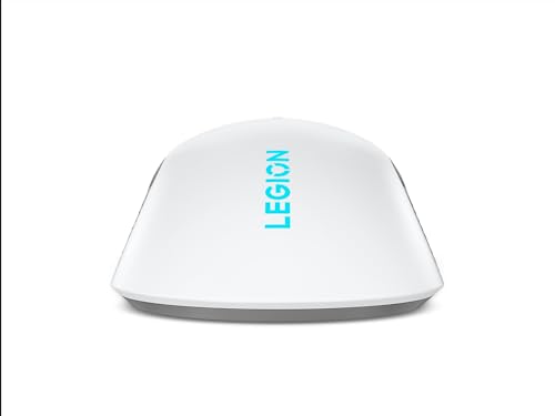 Lenovo Legion M410 Wireless RGB Gaming Mouse – 6 Button Palm Grip Mouse with 16,000 DPI, 53 Hour Rechargeable Battery, 2-Zone RGB Lighting, NVIDIA Reflex Compatible
