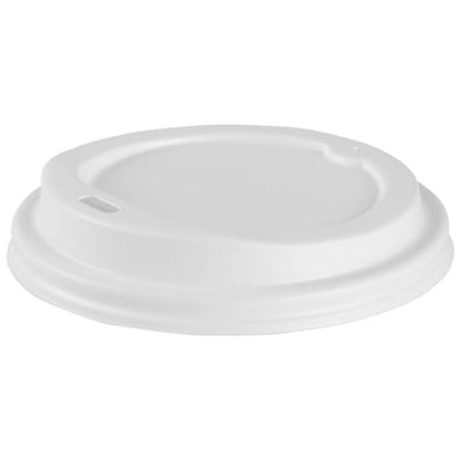 Restaurantware 16 Ounce Disposable Coffee Cups With Lids, 400 Hot Cups With Lids - Sleeves Sold Separately, Single Wall, Forest Green And White Stripe Paper Coffee Cups, For Coffee And More