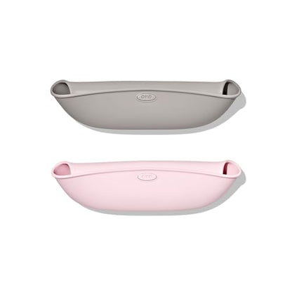 OXO Tot Roll-Up Bib - 2 Pack - Drizzle and Blossom