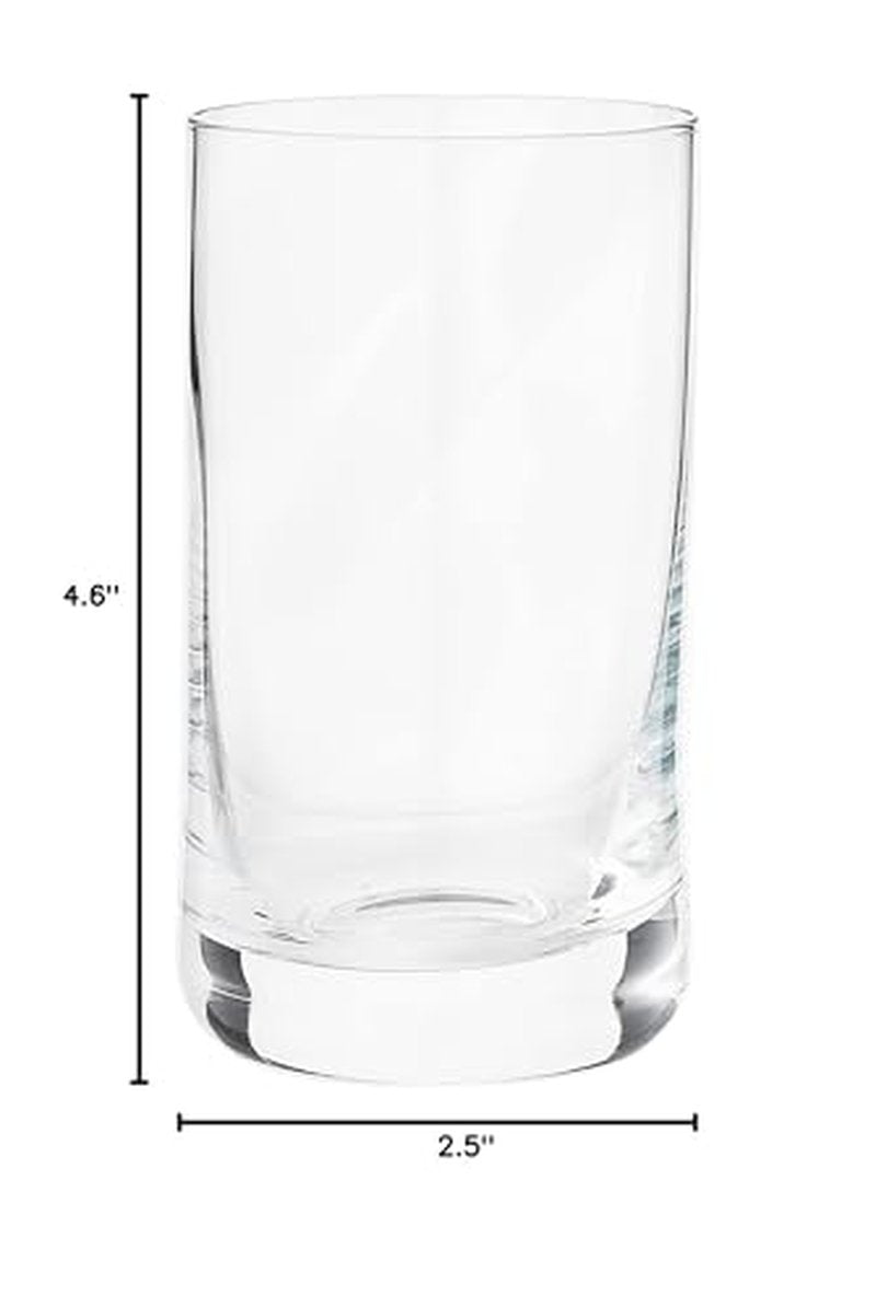 Schott Zwiesel Tritan Crystal Glass Convention Barware Collection Tumbler/Highball Cocktail Glass, 8.6 Ounce, Set of 6