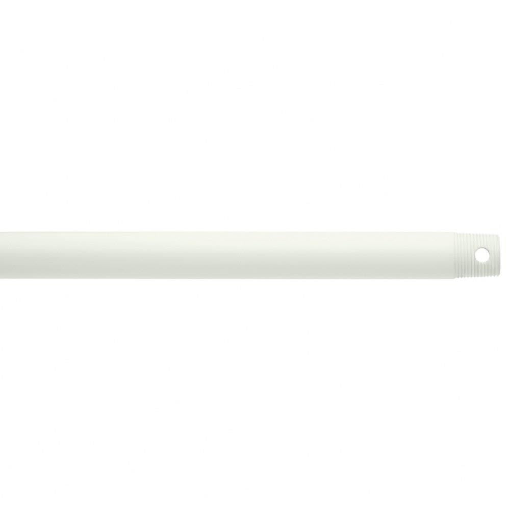 Kichler 360003WH Ceiling Fan 36-Inch Downrod, White Finish,Silver