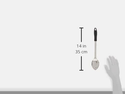 Winco 15-Inch Solid Basting Spoon with Stop Hook and Bakelite Handle