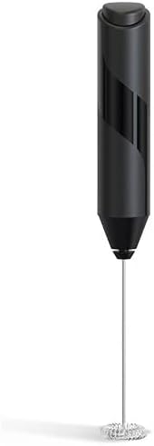 Cuisinox Electric Milk Frother, Handheld Stainless Steel Battery Powered Foam Maker for Coffee, Frappe, Latte