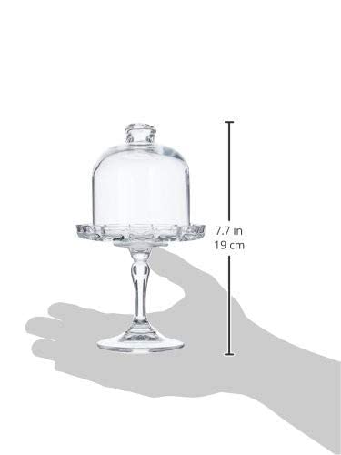 7.75" Mini Patisserie Footed Cake Plate (Pack of 1) - Hospitality Glass Brands 96457-001