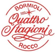 Bormioli Rocco Quattro Stagioni Set of 4 Clear Airtight Mason Jars, 17 Oz, Made in Italy