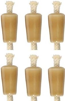 Franmara Wine Bottle Candle, Ceramic, Tan, Set of 6