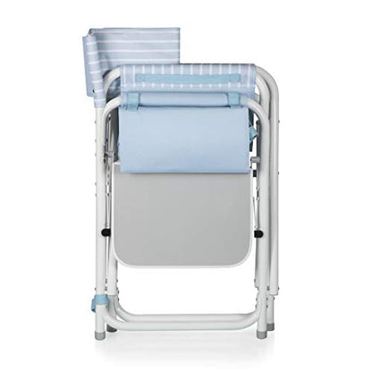 PICNIC TIME ONIVA - Outdoor Directors Chair with Side Table - Beach Chair for Adults - Camping Chair with Table