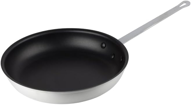 Winco AFP-12NS Commercial-Grade Aluminium Fry Pan/Skillet, 12", Silver