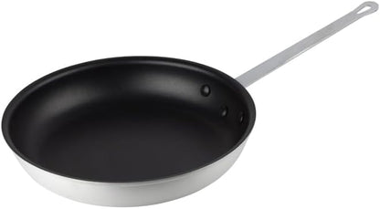Winco AFP-12NS Commercial-Grade Aluminium Fry Pan/Skillet, 12", Silver