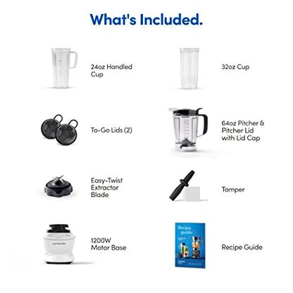 nutribullet Full-Size Blender Combo 1200W – NBF50500 - Dark Gray
