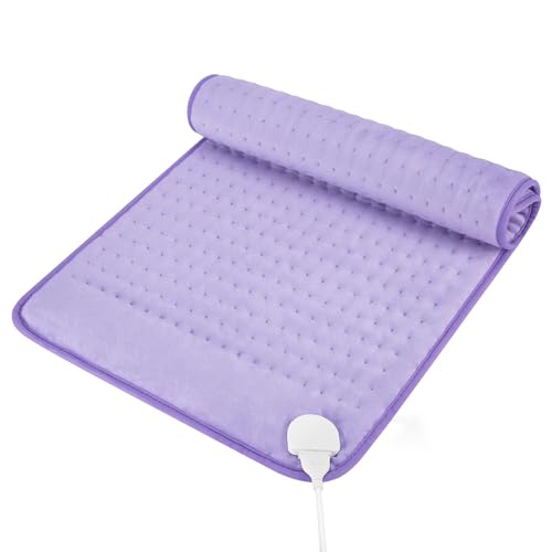 Large Heating Pad for Back Pain Relief, Electric Heating Pad for Neck and Shoulders, Auto Shut Off, Fast Heat, Christmas Gifts for Women Men, Birthday Gifts for Mom Dad (17'' x 33)
