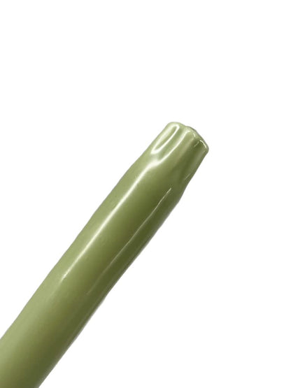 D'light Online Elegant 12" Green Gradient Taper Candles Premium Quality- Unscented, Hand-Dipped Tapered Candles, Dripless and Smokeless - Set of 12 (12 Inch, Green Gradient)