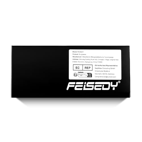FEISEDY Men Sunglasses Polarized Oversized Square Flat Top Cycling Running Fishing Golf Hiking Sports B2990