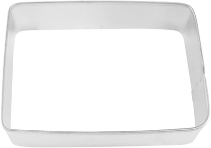 CybrTrayd R&M Rectangle Cookie Cutter, 3.5", Metallic