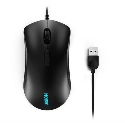 Lenovo Legion M410 Wireless RGB Gaming Mouse – 6 Button Palm Grip Mouse with 16,000 DPI, 53 Hour Rechargeable Battery, 2-Zone RGB Lighting, NVIDIA Reflex Compatible