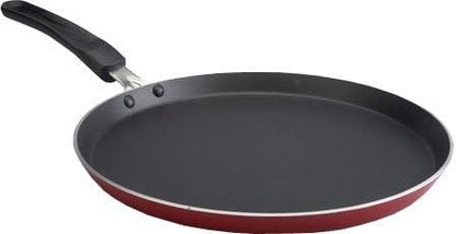 Best Nonstick Dosa Tawa/Griddle, Induction Base Fry Pan, 10 X 10 inches, 3 mm Thickness with Wooden Spatula and Plastic