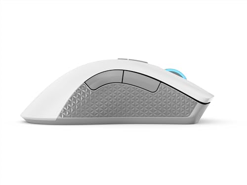 Lenovo Legion M410 Wireless RGB Gaming Mouse – 6 Button Palm Grip Mouse with 16,000 DPI, 53 Hour Rechargeable Battery, 2-Zone RGB Lighting, NVIDIA Reflex Compatible