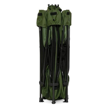 Jeep Hexagon Pop Up Play Yard with Removable Canopy | Ideal for Indoor and Outdoor Use, Olive Green
