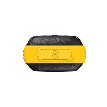 Motorola T470 Talkabout Two Way Radios, Long Range Emergency Rechargeable Waterproof Walkie Talkies 22 Channel, 35 Mile outdoor Black Yellow, 2 Pack