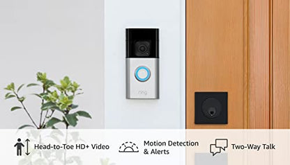 Ring Battery Doorbell Plus | Head-to-Toe HD+ Video, motion detection & alerts, and Two-Way Talk