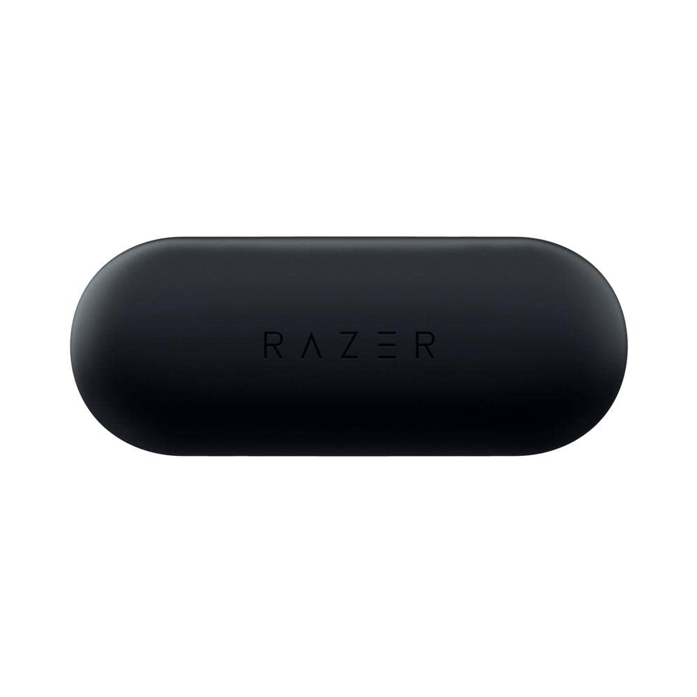 Razer Hammerhead True Wireless (2nd Gen) Bluetooth Gaming Earbuds: Chroma RGB Lighting -60ms Low-Latency- Active Noise Cancellation - Dual Environmental Noise Cancelling Microphones- Classic Black