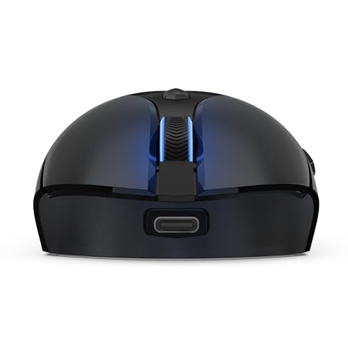 Lenovo Legion M410 Wireless RGB Gaming Mouse – 6 Button Palm Grip Mouse with 16,000 DPI, 53 Hour Rechargeable Battery, 2-Zone RGB Lighting, NVIDIA Reflex Compatible