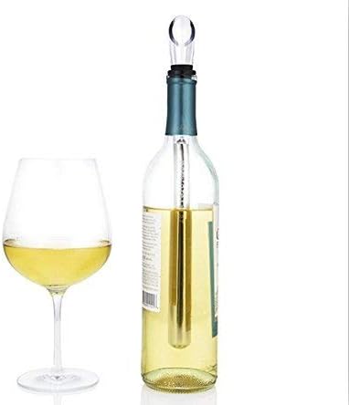 Keep your WINE COLD! 3-in-1 Wine Chiller Stick, Stainless Steel Wine Bottle Cooler, Freezer Stick with Aerator and