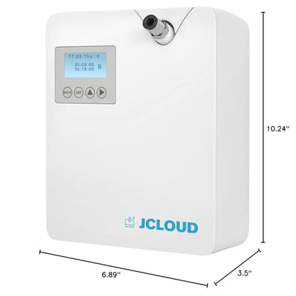 JCLOUD Smart Scent Air Machine with Cold-Air Tech for Home, Hotel Scent Diffuser, Waterless Essential Oil Diffuser 300ML, HVAC Scent Diffuser for Essential Oils for Large Room, Office, Spa