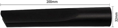 Black Vacuum Cleaner Crevice Tool Nozzle, 32mm Attachment with Crevice Brushes for Vacuum Cleaner Spare Part Floor