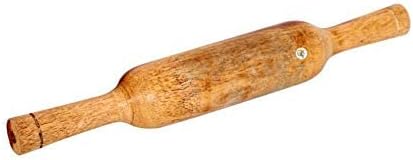 Handcrafted Wooden Rolling Pin - Traditional Belan for Roti, Chapati, Dough, Pastry – Hardwood Dough Roller with Easy