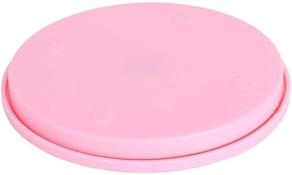 2PCS 5.5in Mini Cake Turntable, 360 Degree Revolving Cake Stand for Cupcake Decorating and Display