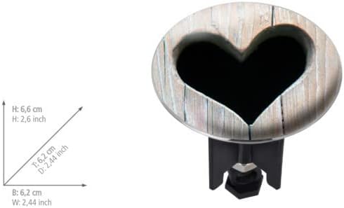 Wenko Pluggy XL Heart Drain Plug, Multi-Colour