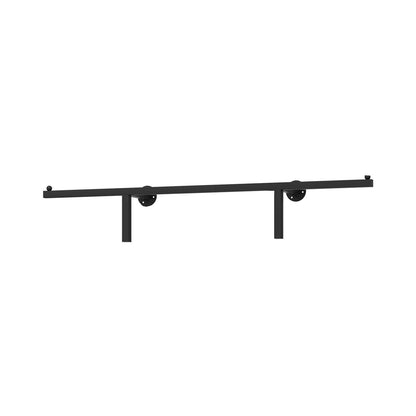 Heavy Wall-Mounted Metal Garment Rack, Commercial Clothing Display Stand for Retail, Boutique, Laundry & Home, Clothes Hanger Rod