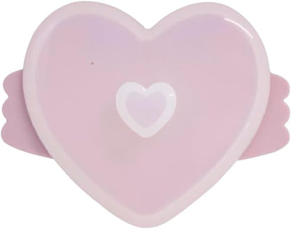 Lovely Heart Shaped Microwave Silicone Steamer for Baby, Small (500ml) Food Storage Containers in Lavender