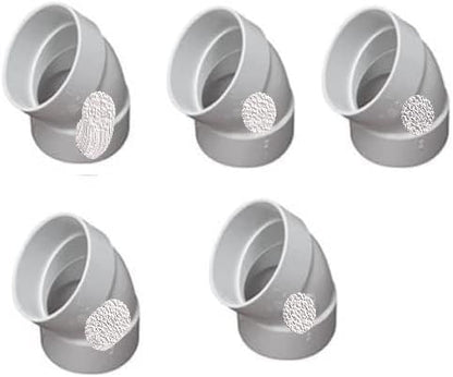 LHG 5 Pack 45 Degree Elbow Central Vacuum Fitting