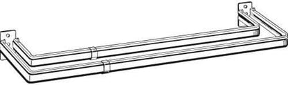 Kirsch 6223 Double Curtain Rods, 28" - 48"