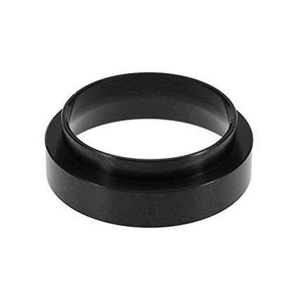 Fdit Espresso Dosing Funnel, Aluminum Coffee Dosing Ring Replacement for 58mm Portafilters (Black)