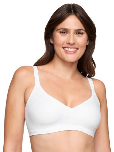 Warners Women's Blissful Benefits Underarm-smoothing With Seamless Stretch Wireless Lightly Lined Comfort Bra