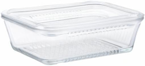 Multi Function Butter Dish, 6-Inch, Clear Design