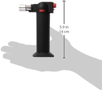 Fox Run 4846 Butane Crème Brûlée Chef Torch, Black, 2 x 4 x 5.75 inches