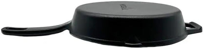 Nexgrill 10" Round Cast Iron Skillet, Pre-Seasoned for BBQ & Outdoor Cooking, Heavy-Duty
