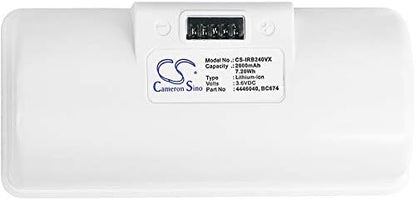 Replacement Battery BC674 for iRobot Jet 240, 241, 244, 245 Mopping Robot 4446040 (2000mAh)