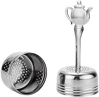 Leden Tea Infuser, Stainless Steel Tea Strainer & Steeper for Loose Tea, Cute Teapot Shaped Filter for Mug, 1 Pack