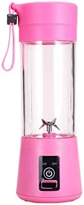 Portable Blender, Personal Mixer for Fruit, Rechargeable with USB, Mini Blender for Smoothie (Pink)