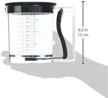 Amco 32oz Grease Separator, Bottom Release, Mess-Free Pouring, Dishwasher Safe