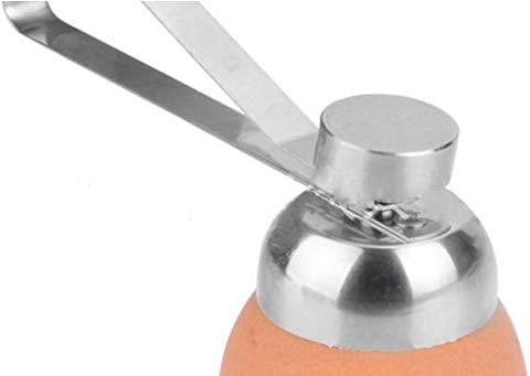 Fdit Egg Topper Cutter - Stainless Steel Eggshell Opener for Soft or Hard Boiled Eggs