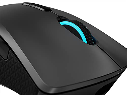 Lenovo Legion M410 Wireless RGB Gaming Mouse – 6 Button Palm Grip Mouse with 16,000 DPI, 53 Hour Rechargeable Battery, 2-Zone RGB Lighting, NVIDIA Reflex Compatible