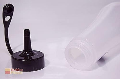 JapanBargain 3272 Japanese Squeeze Bottle, 12oz, Chocolate, Soy Sauce Dispenser for Kitchen, Made in Japan