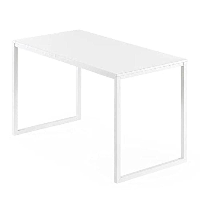 Zinus Jennifer 47 Inch White Frame Desk, Computer Workstation, Office Desk, Easy Assembly, White