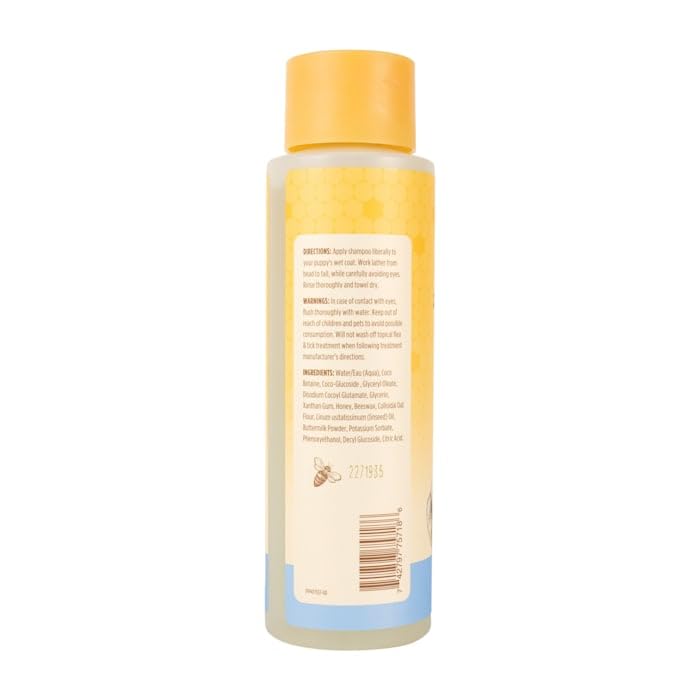 Burt's Bees for Pets Tear Free Puppy Shampoo and Conditioner - Tearless Dog Wash for Puppies, Pet Grooming Supplies, Gentle Dog Shampoo and Conditioner, Puppy Essentials for Easy Groom, 16 Fl Oz